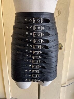 NWT Manokhi leather Dita skirt - please read